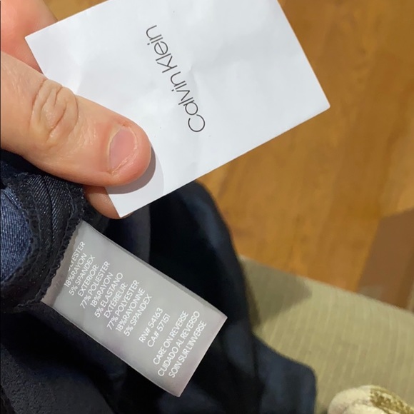 💕 Calvin Klein blue wrap dress nwt $175 💕 - Picture 12 of 12